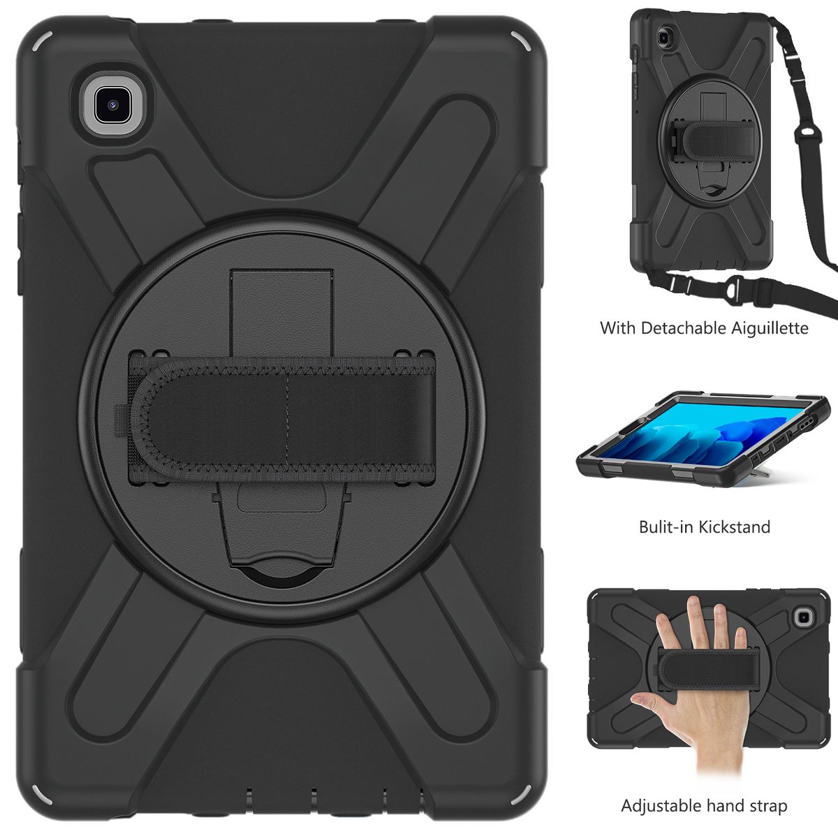 CellTime PirateKing Shockproof Rugged Cover for Galaxy Tab A7 Lite 8.7" T225