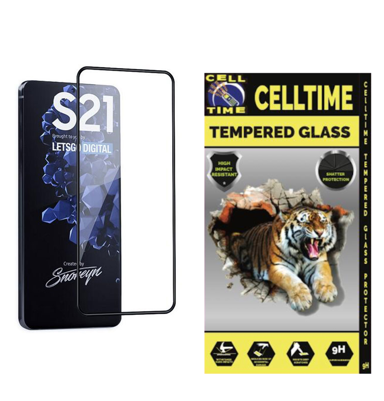 CellTime™ Full Tempered Glass Screen Guard for Galaxy S21