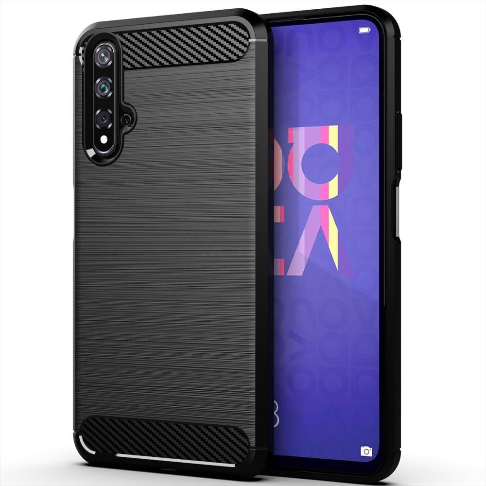 CellTime™ Huawei Nova 5T Shockproof Carbon Fiber Design Cover