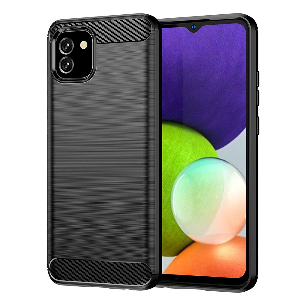 Shockproof Carbon Fiber Design Cover for Samsung Galaxy A03